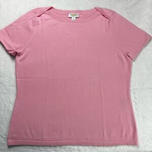 Talbots Women’s pink Knit Sweater size XL